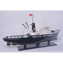 Load image into Gallery viewer, Hand Painted Model Boat (627521) - Black / White
