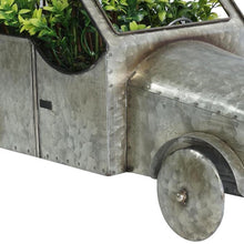 Load image into Gallery viewer, Flowers Hand Painted Truck Tabletop Sculpture - Silver
