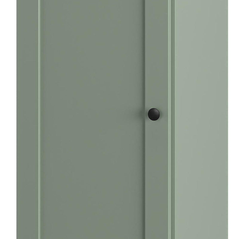 Ten Pair Solid Woodshoe Storage Cabinet (752119) - Sage