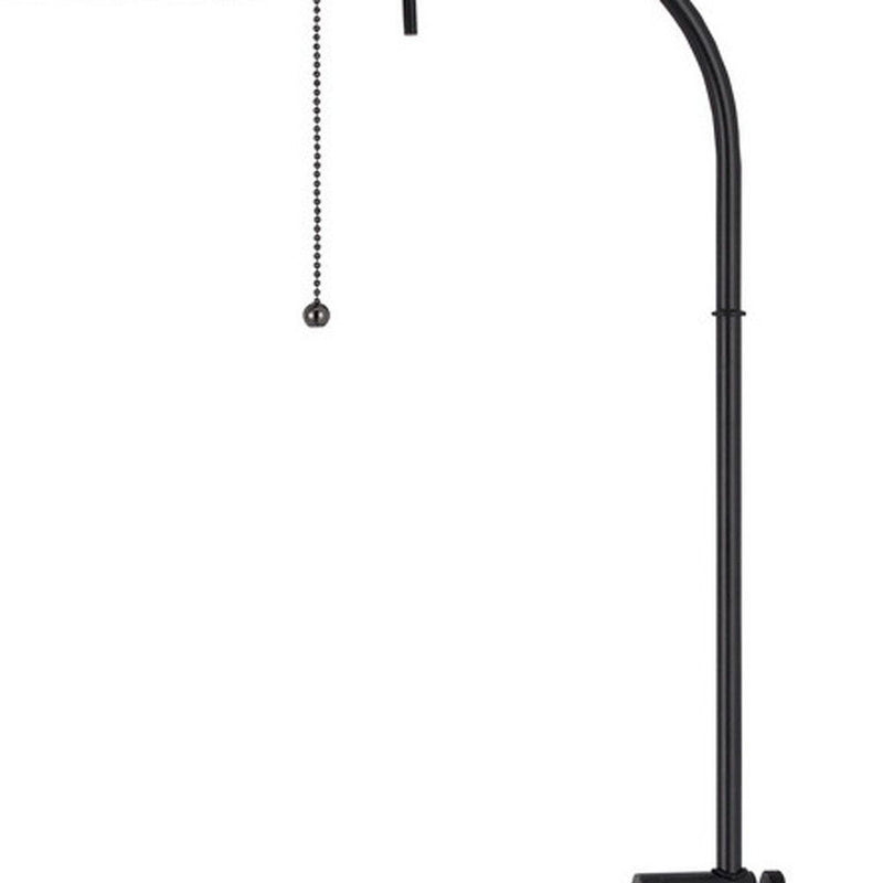 Adjustable Traditional Shaped Floor Lamp With Bronze Square Shade - Bronze