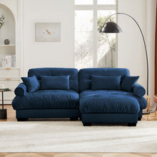 Load image into Gallery viewer, Super Comfort Oversized Modular Sectional Sofa With Movable Ottoman
