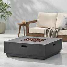 Load image into Gallery viewer, Modern Square Fire Pit With 50,000 Btu
