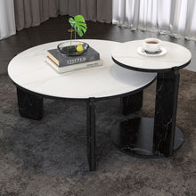 Load image into Gallery viewer, Round Coffee &amp; End Table Set
