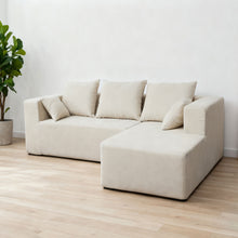 Load image into Gallery viewer, Modular Corner Sofa With Soft Fabric
