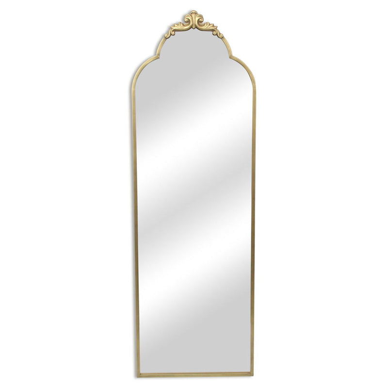 65" Metal Arch Full Length Hanging Mirror - Gold