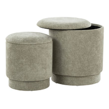 Load image into Gallery viewer, Marla - Upholste Contemporary Ottoman Set
