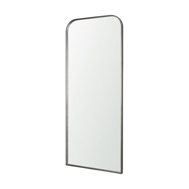 76'' Metal Framed Accent Mirror - Black