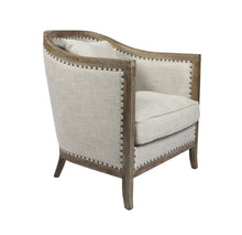Load image into Gallery viewer, Linen Lounge Chair - Natural
