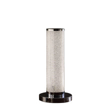 Load image into Gallery viewer, Modern Crystal And Steel Table Lamp - White Sand
