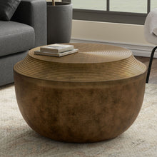 Load image into Gallery viewer, Timmons - Cast Aluminum Coffee Table - Brown
