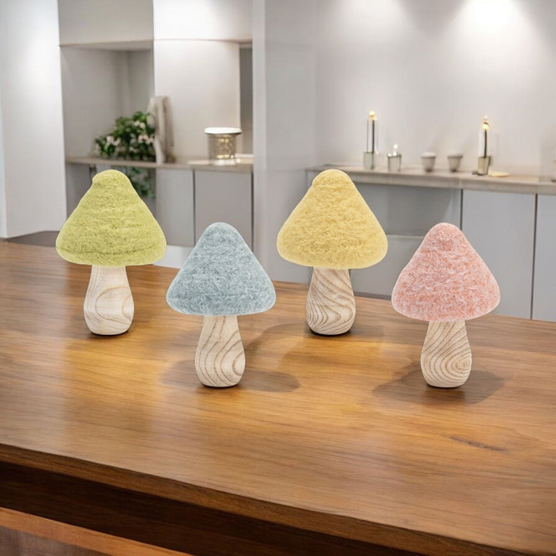 Figurine Tabletop Sculpture (Set of 8) - Beige