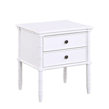Load image into Gallery viewer, Emmett - 2 Drawer Nightstand With Carved Legs - White
