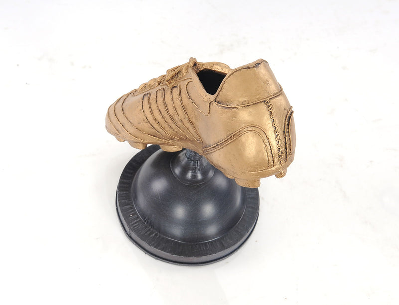 Soccer Shoe Tabletop Sculpture - Gold / Black