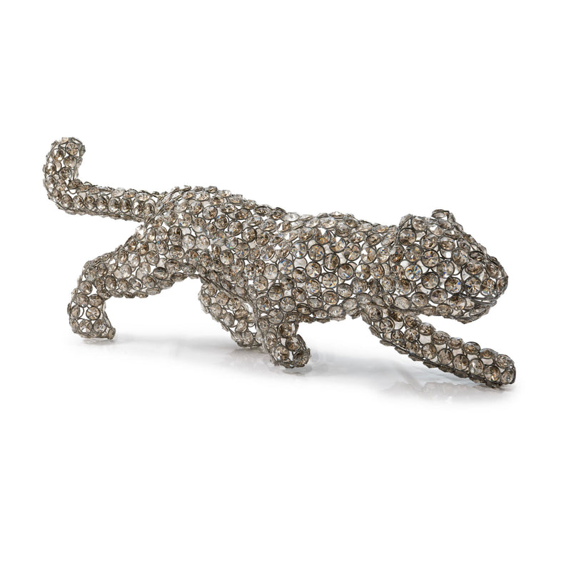 Panther Tabletop Sculpture - Silver / Silver
