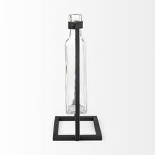Load image into Gallery viewer, Abstract Cylinder Table Vase (397541) - Black
