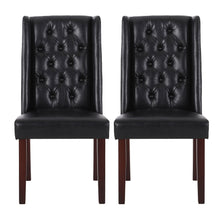Load image into Gallery viewer, Sophisticated Tufted Dining Chair With High Back Design
