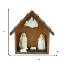 Load image into Gallery viewer, Tabletop Sculpture - Brown / White / Green

