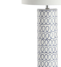 Load image into Gallery viewer, Table Lamp LED With Drum Shade - White
