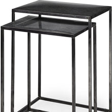 Load image into Gallery viewer, Iron Nested Tables (Set of 2) - Black
