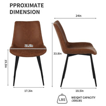 Load image into Gallery viewer, Dining Chairs (Set of 4) - Brown
