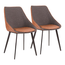 Load image into Gallery viewer, Marche - Contemporary Two Tone Chair (Set of 2) - Brown / Gray
