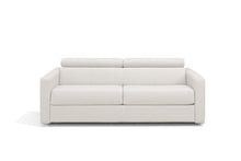 Load image into Gallery viewer, Leather Sleeper Sofa - White

