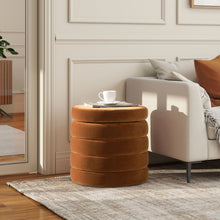 Load image into Gallery viewer, Fuji - Oversized Round Storage Ottoman
