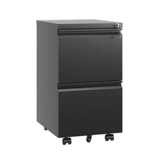 Load image into Gallery viewer, Metal Drawer Mobile File Cabinet With Lock For Home Office Organizer
