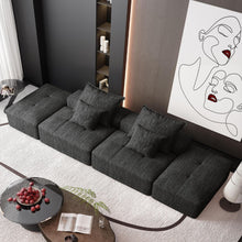 Load image into Gallery viewer, Modern Oversized Diy Combination Modular Sectional Sofa With Pillows
