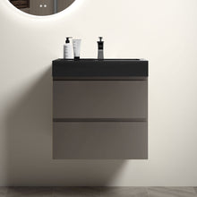 Load image into Gallery viewer, Alice - Bathroom Vanity With Sink, Large Storage Wall Mounted Floating Bathroom Vanity For Modern Bathroom, One-Piece Sink Basin Without Drain And Faucet
