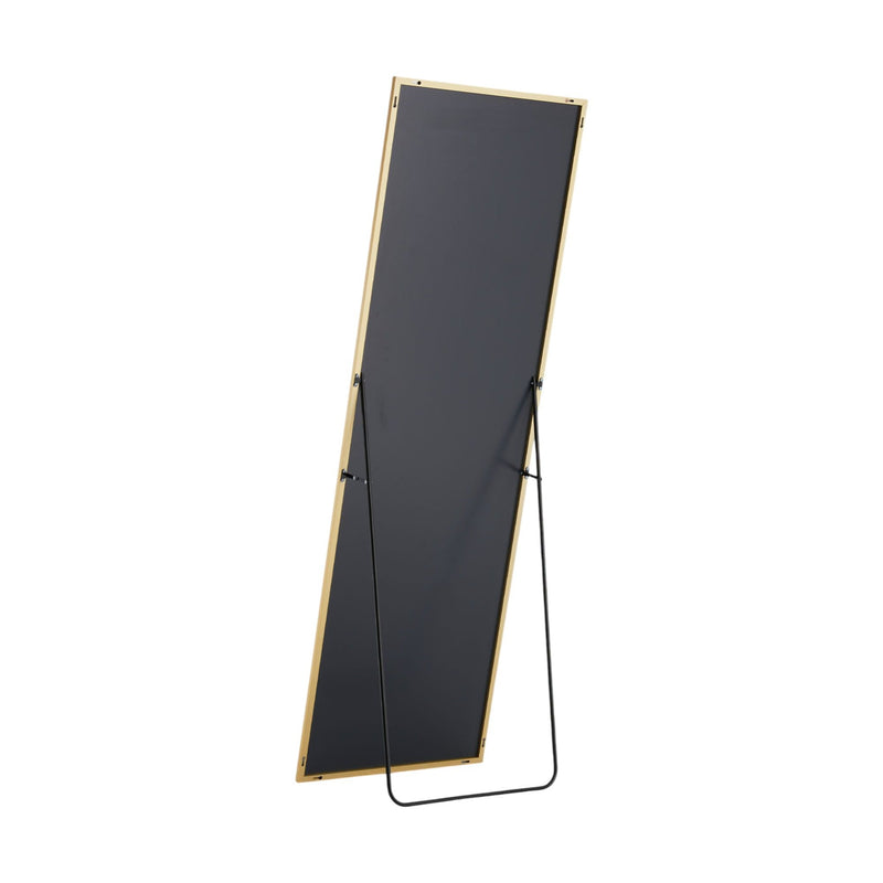 63" Metal Freestanding Framed Standing Mirror - Gold