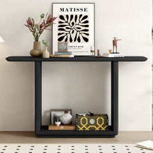 Load image into Gallery viewer, Console Table With Curved Corners And U Base Design
