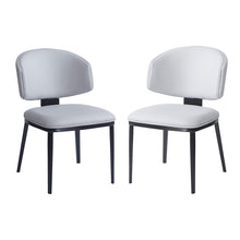 Load image into Gallery viewer, 5 Pieces Modern Faux Leather And Metal Dining Set

