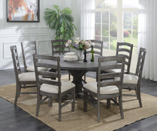 Load image into Gallery viewer, Upholstered Dining Chairs (Set of 2) - Brown - Wood
