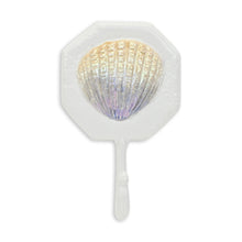 Load image into Gallery viewer, 4" Cast Iron Seashell Wall Hook - Cream / Pearl
