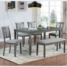 Load image into Gallery viewer, Kitchen Dining Set, Rectangular Dining Table With Upholstered Chairs

