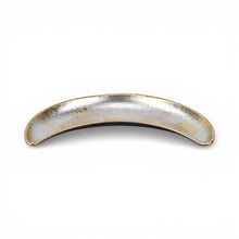 Load image into Gallery viewer, Handmade Crescent Trinket Tray (744453) - Silver / Silver
