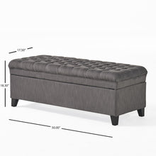 Load image into Gallery viewer, Juliana - Storage Ottoman With Birch Legs
