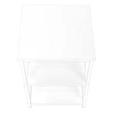 Load image into Gallery viewer, Rectangular Metal Accent Table - White

