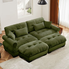 Load image into Gallery viewer, Super Comfort Oversized Modular Sectional Sofa With Movable Ottoman
