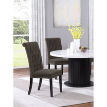 Load image into Gallery viewer, Side Chairs With Tufting Nailhead Trim (Set of 2) - Brown
