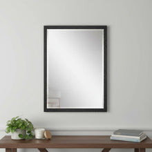 Load image into Gallery viewer, Hammered Geometric Framed Accent Mirror - Black
