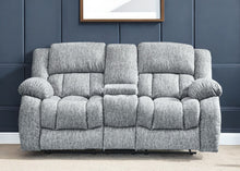 Load image into Gallery viewer, Manual Reclining Loveseat With Storage - Light Gray
