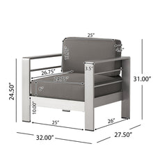 Load image into Gallery viewer, Cape Coral - 4 Pieces Outdoor Patio Chat Set
