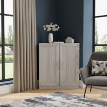 Load image into Gallery viewer, Corner Accent Cabinet With Two Doors (Set of 2) - White
