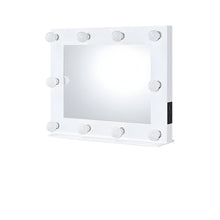 Load image into Gallery viewer, 26" Metal Framed Mounted Accent Mirror - White
