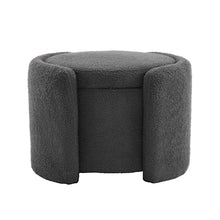 Load image into Gallery viewer, Cozy Boucle Storage Ottoman, Stylish Comfort With Hidden Storage
