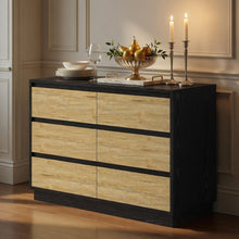 Load image into Gallery viewer, 3 Drawer Nightstand, Bedroom Side Table
