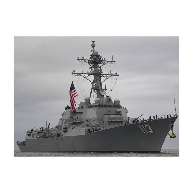Hand Painted Model Boat (624320) - Gray