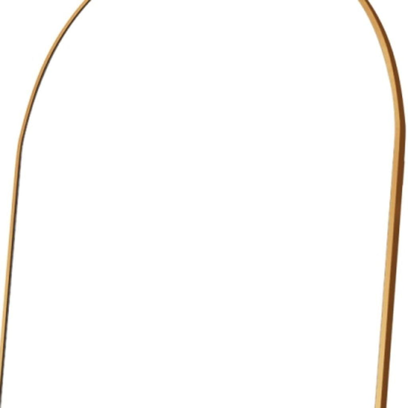 69" Arch Freestanding Framed Full Length Mirror - Gold